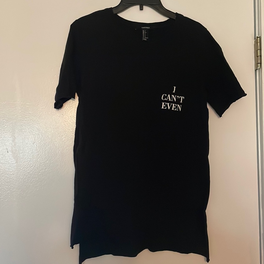 Forever21, black, short sleeve t-shirt, size small